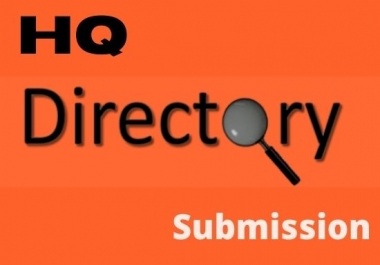 I will do manually 100 high quality directory submissions