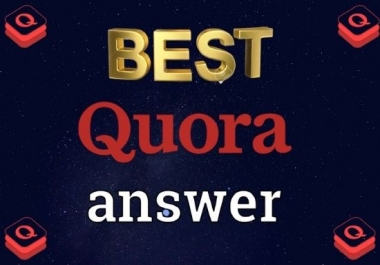 I will Promote your website 20 High quality Quora Answer with your targeted traffic