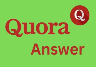 I will promote your website with 10 unique Quora answer By Different Account