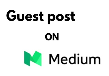 I will write and publish 5 Guest Posts On Medium DA 93,  PA 94
