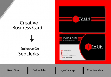 I will design unique business cards