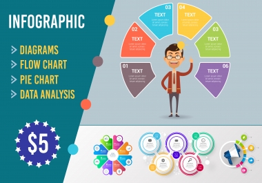 Create Flow chart infographics in 12 hours
