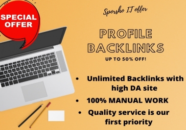 we provide Profile back-links for our respected customers. Your trust and faith our main asset.