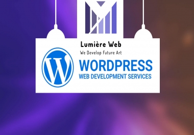 I will develop a website using wordpress