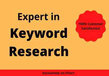 I will do SEO keyword research & competitor analysis