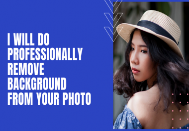 I will remove background from your photo or make background white