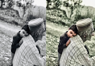 colorize a black and white 10 photo