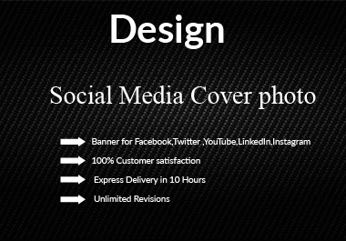 I will Design Professional Facebook or Instagram or twitter Cover Photo Banner.