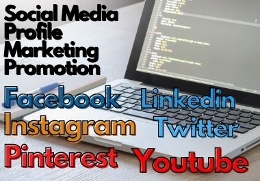 I will create social media profile,  business account & promote your account