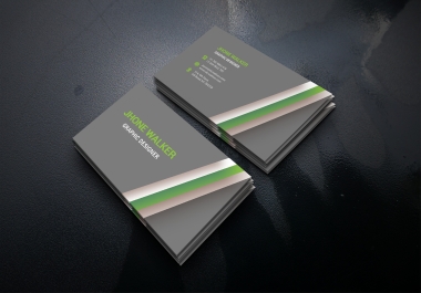 I will design a professional business card for you.