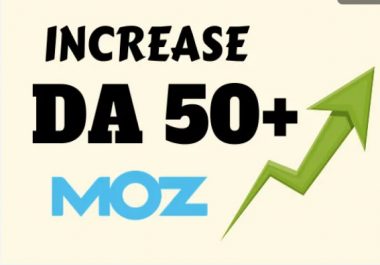I will increase domain authority of your site da 40 plus in 25 days