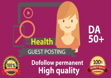 Health guest post on DA 50 plus.