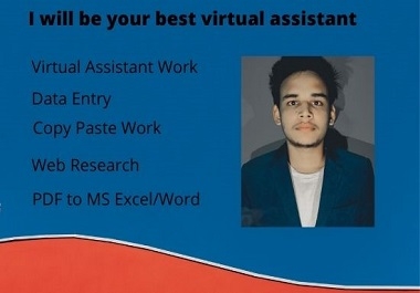 I will be your best virtual assistant for online and offline