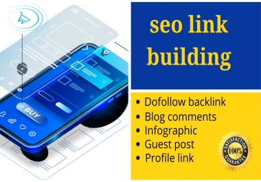 I will provide Excellent SEO link building do follow backlinks high DA website ranking in google top