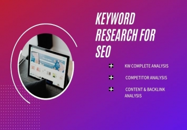 I Will do Seo KW Research that is profitable