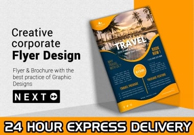 I will design an amazing flyer,  Poster and brochure amazing Poster