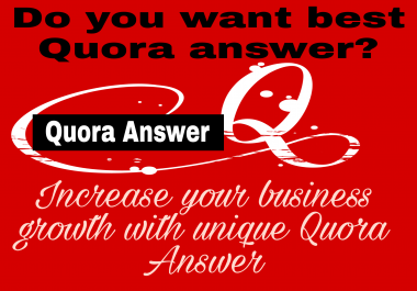 Promote your Website with 10 Outstanding & Unique Quora Answer.
