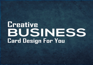 I will design attractive business card for your business
