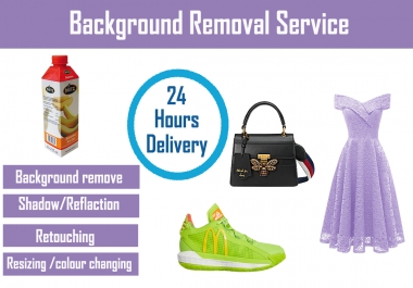 I will do photo background removal image
