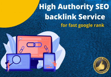 Provide high authority SEO backlinks,  link building service