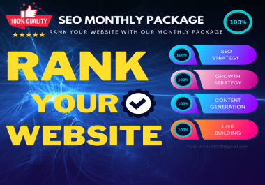 I will rank your website with Backlinks Package