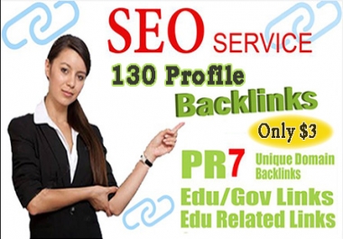 I will create 130 high quality Profile Backlinks
