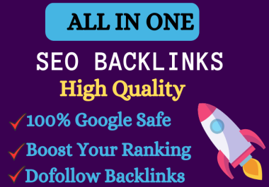 I will do 500 all in one off page high da SEO backlinks