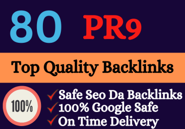 Create 80 Do-follow Highly Profile Backlinks