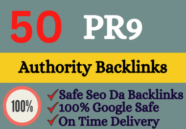 50 High Authority plus Dofollow SEO Profile Backlinks