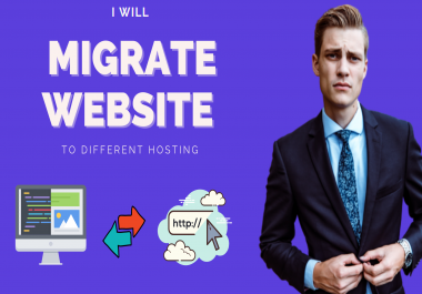 I will MIGRATE website to a new HOSTING