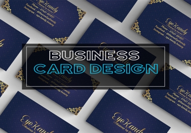 I will design luxury,  minimalist,  elegant business card
