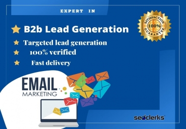 I will provide b2b lead generation for your targeted business