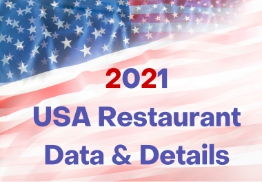 I will give restaurant data with all details In USA