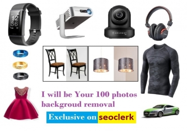 I will be your products images background removal Services