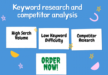I will run keyword research for your niche or business