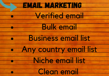 I will do 5k targeted bulk email collection and active email listing