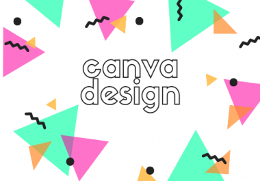 I will design social media templates and video using canva