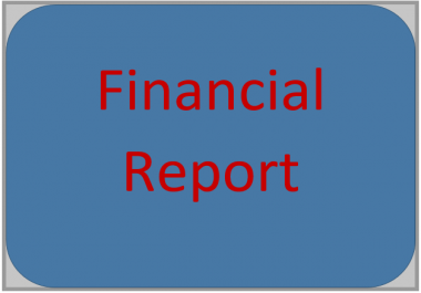 I will offer financial analysis,  project report,  company analysis