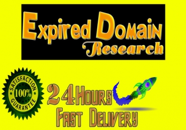 find high authority expired domain name research