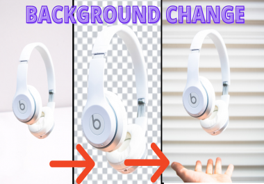 I will do background removal or background change.
