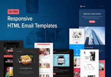 I will design an exceptional and responsive HTML Email Templates