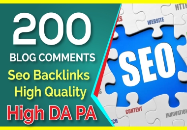 200 unique domains SEO blog comments dofollow backlinks