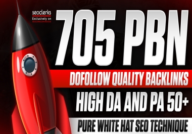 705 PBN Posts Proven Ranking Quality DA and PA 50+ Pure White Hat SEO Backlinks