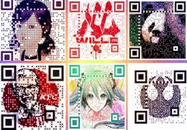 I will create custom professional QRcode with logo & Barcode.