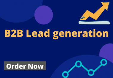 I will do b2b lead generation work with targeted emails