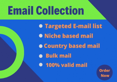 I will create niche based targeted email list for email marketing