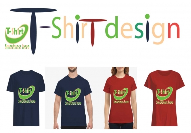I will do custom T-shirt design