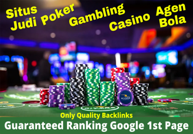 Guaranteed Google 1st Page 3,000 Backlinks Package Situs Judi Poker Gambling Casino Sports & Betting