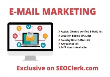 I will provide bulk emails and email marketing services