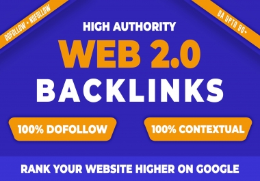 I will create 60 web 2.0 profile backlinks manually